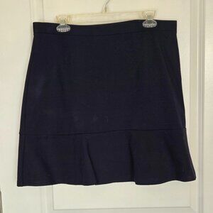Loft Large Forever Navy Ponte Flippy Skirt